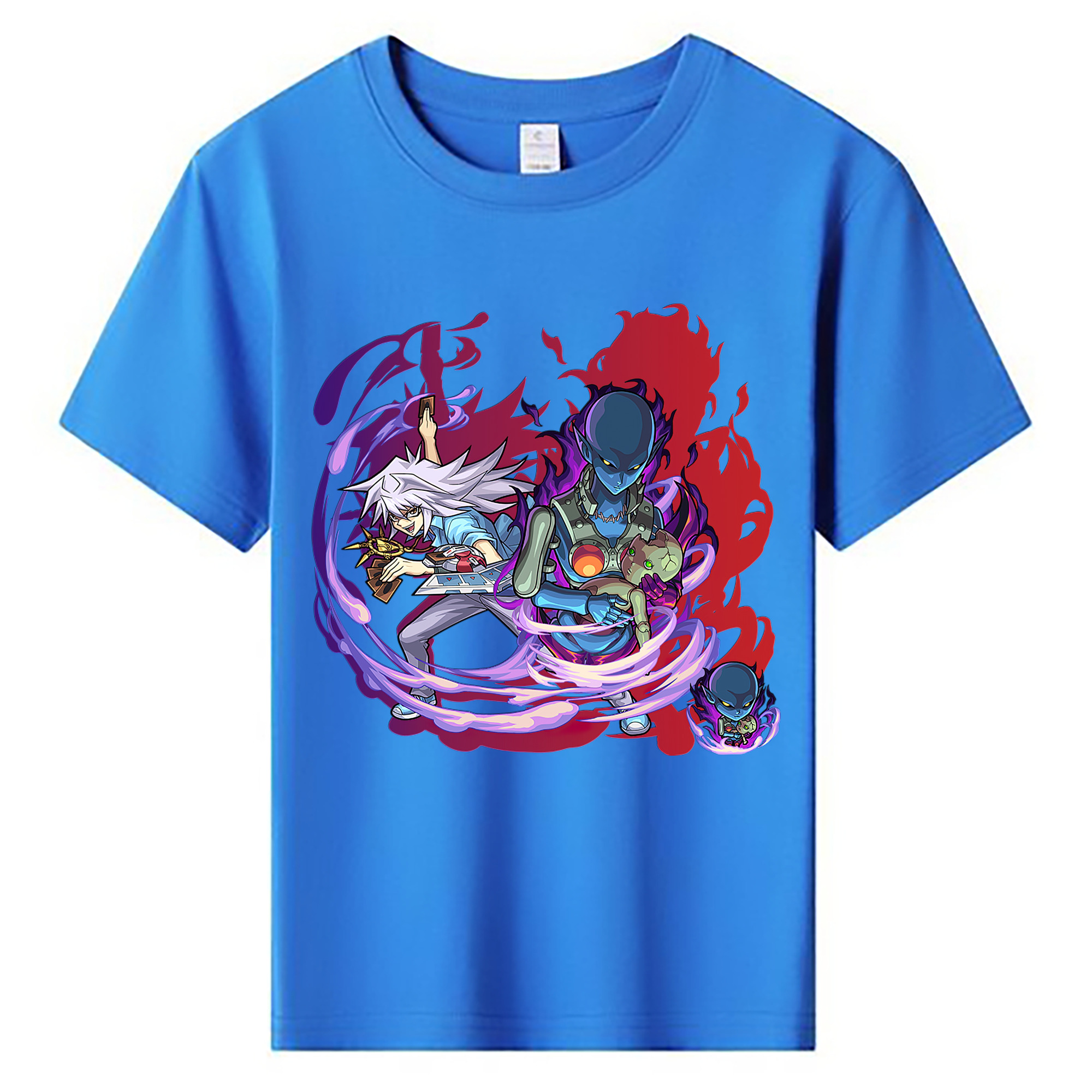 （画像用） 遊☆戯☆王 Yu-Gi-Oh! 綿100％キッズTシャツ（フロントプリント）